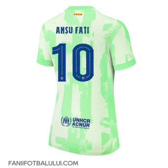 Barcelona Ansu Fati #10 Tricou Fotbal Replică 2024-25 Femei Treilea